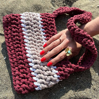 Liv // burgundy&beige