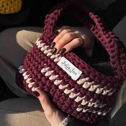 Lou // burgundy&beige
