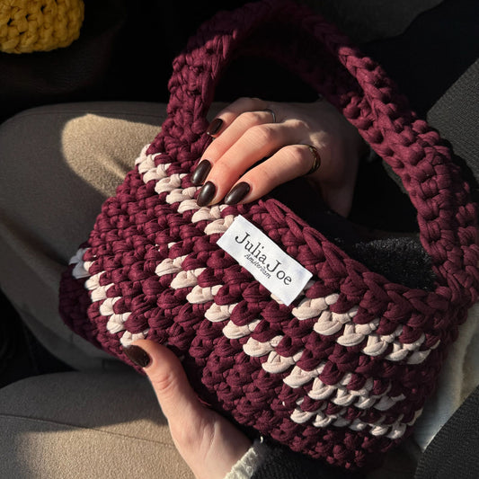 Lou // burgundy&beige